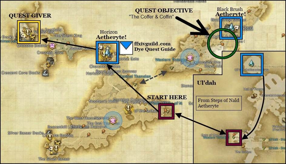 Ffxiv Arr Guide On How To Dye In A Realm Reborn