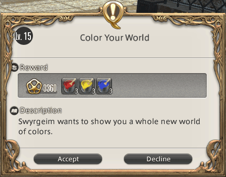 FFXIV ARR: Guide on How to Dye in a Realm Reborn!