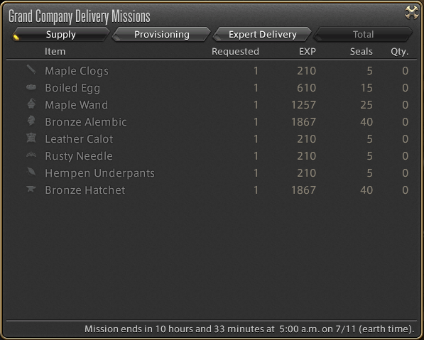 FFXIV-ARR-Grand-Company-Delivery-Missions