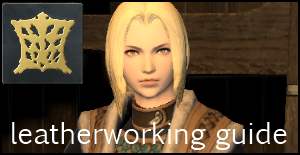 leatherworker guide ffxiv arr crafting