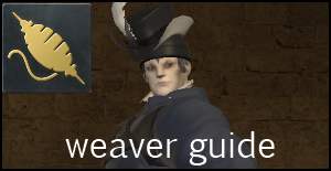 weaver guide ffxiv arr crafting