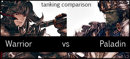 a realm reborn paladin v warrior tanking comparison