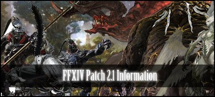 ffxiv patch 2.1 patch notes changelog information