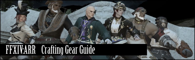 Afskrække Splendor Tag væk FFXIV Crafting (DoH) Gear Guide – FFXIV Guild