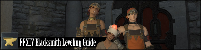 FFXIV Blacksmith Leveling Guide L1 to 80 | 5.3 ShB Updated