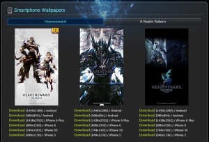 FFXIV new fankit smartphone wallpaper