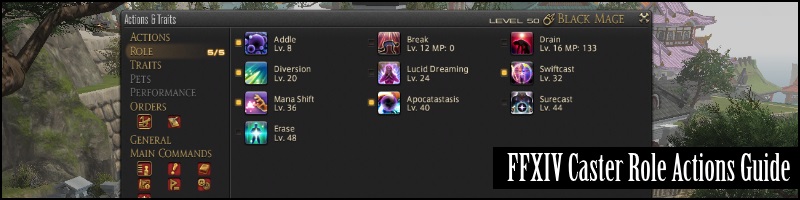 FFXIV Caster DPS Role Actions: Guide & FAQ
