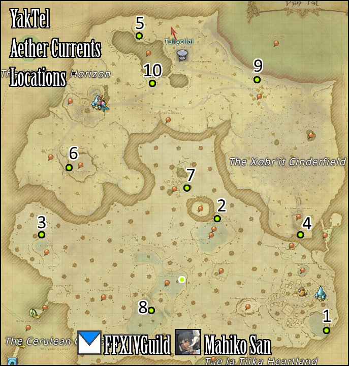 YakTel Aether Current Locations Map